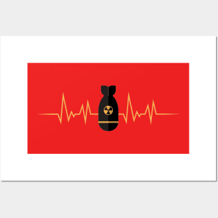 atomic bomb heartbeats Posters and Art